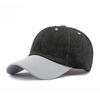 Vintage Denim Patchwork Baseball Cap Women Men Summer Soft Top Sun Hat Breathable Outdoor Peaked Cap Korean Fashion Casual Dad Hat