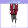 Kostium Cosplay Jiraiyi z Naruto Do Odgrywania Ról z Anime Z Poliestrowej Tkaniny Na Halloween