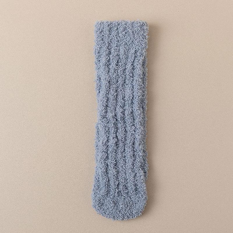 Coral Fleece Thermal Maternity Socks for Women - Winter & Fall Edition Thickened & Fleece-Lined Loose-Fit Floor Socks for Home & Sleep