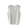 Plus Size Women's Ice Silk Thread Button Camisole