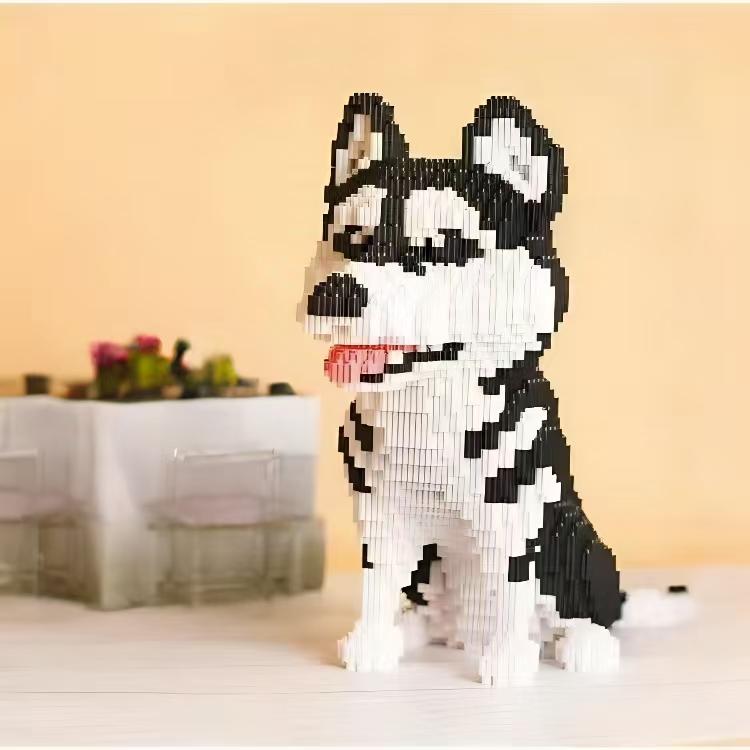 Huisdier Hond Bouwstenen Vakantie en Verjaardagscadeaus Spelletjes Kantoor Huismeubilair DIY Handgemaakte Montage Creatief in