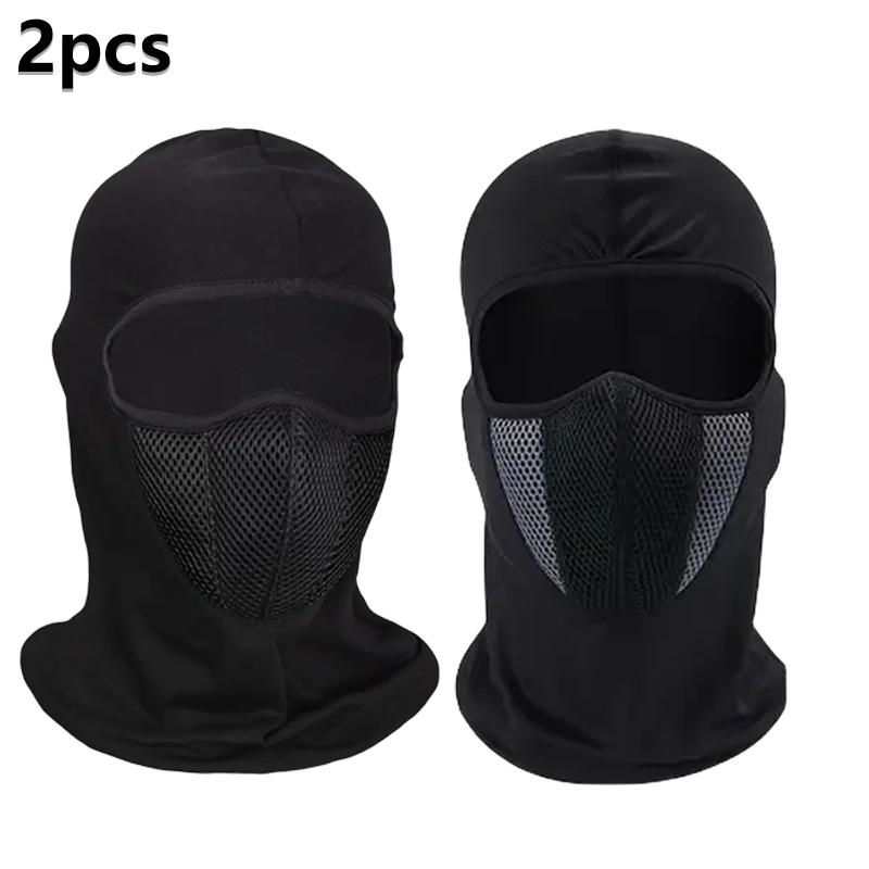 Atmungsaktive Sturmhaube, Motorrad-Vollgesichtsmaske, Motorrad, Radfahren, Fahrradmaske, Motocross-Helm, Kapuze, Moto, Reiten, Hals-Gesichtsmaske