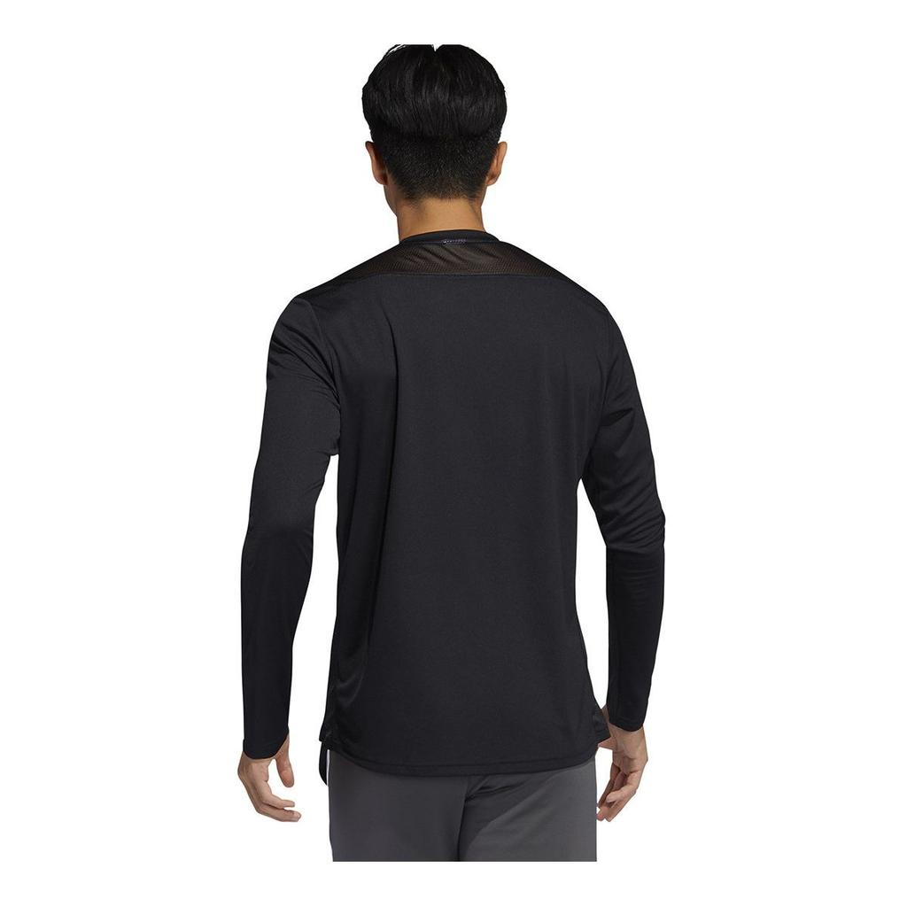 Adidas Own The Run Long Sleeve T-Shirt Men Tops Black ED9286