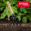 KADAX 3-Pronged Fork for Flowers Transplanting Plants
