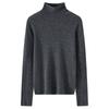 2026 Spring/Summer Korean Style Slim Fit 100% Wool High Neck Solid Knit Sweater