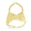 Accessories Sexy Splicing Halter Bikini Body Chain Beach Shiny Sexy Sequins Handmade Breast Chain