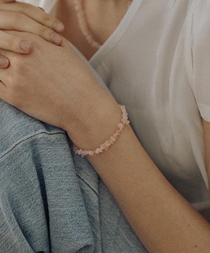 Has Hml014 Stone Chip Bracelet