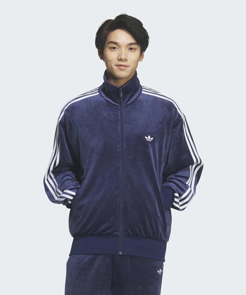 adidas Firebird Velour Track Top - Night Indigo / Kq5475