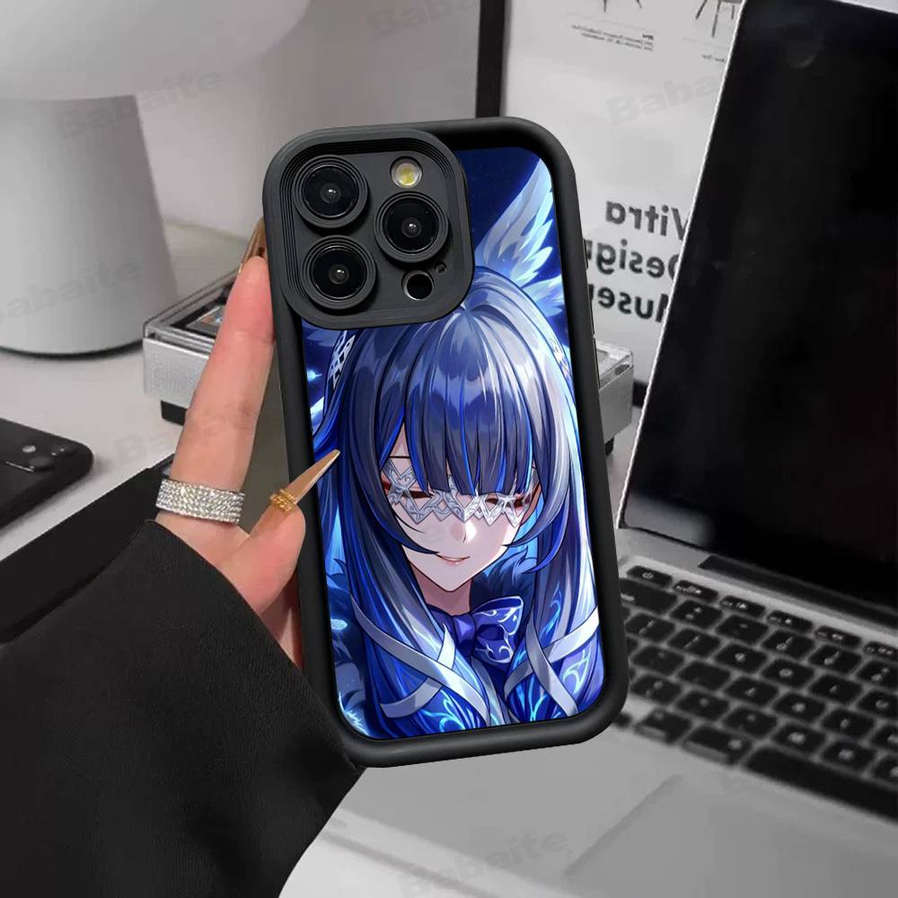 Genshin Impact Columbina TPU Phone Cover For iphone 17 16 15 14 13 12 11 Pro Max Plus Case Cover