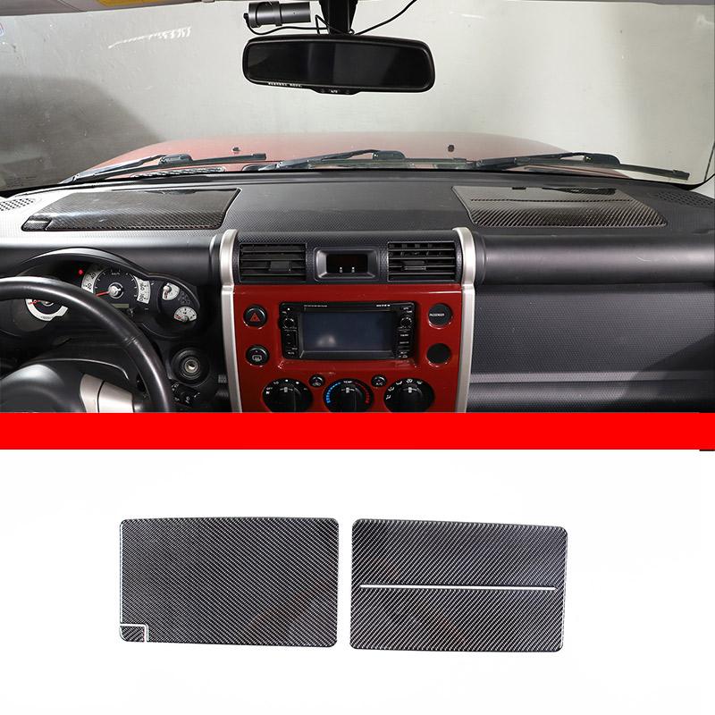 Soft Carbon Fiber For Toyota FJ Cruiser 2007-2025 Car Center Control Interior Sticker Car Modification Accessories