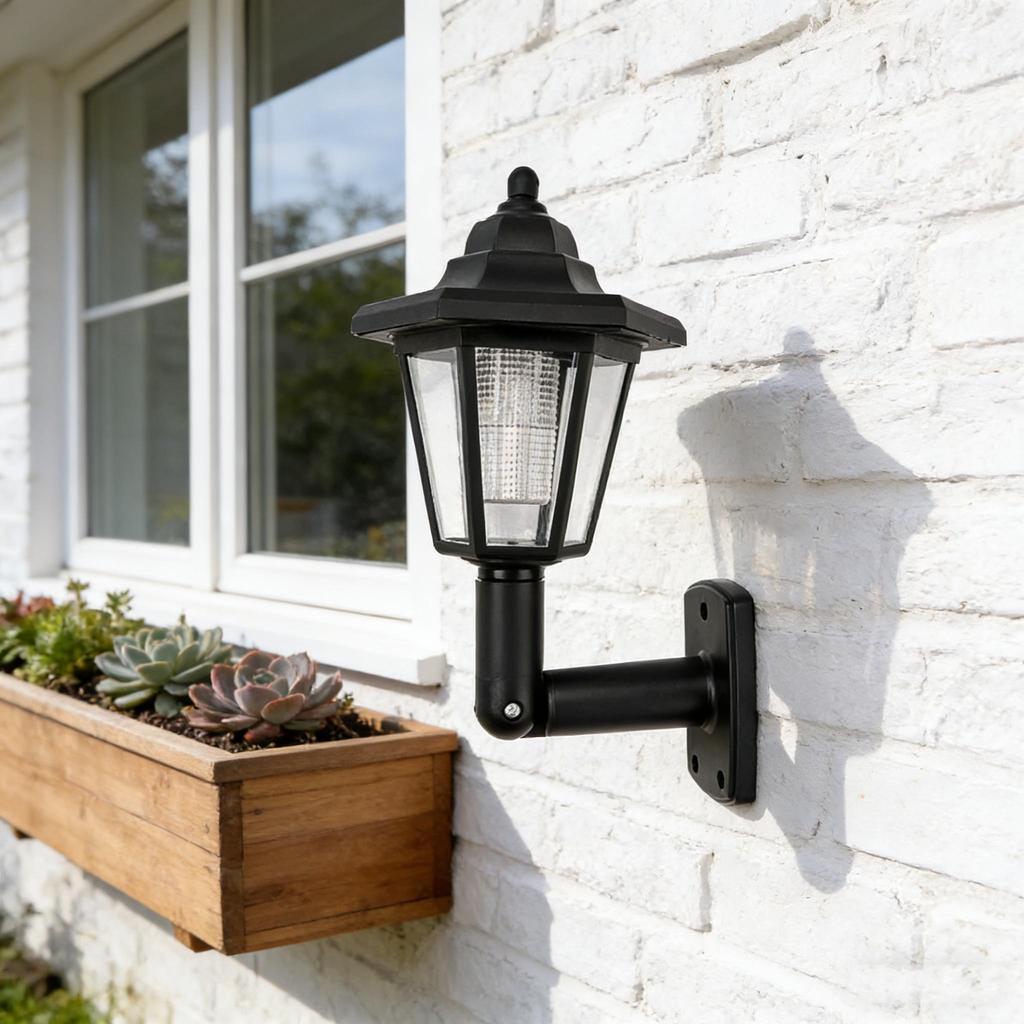 1-2PCS Solar Garden Lights Outdoor LED Street Light Wall Lighting Fixture Exterior Garden Lighting And Decorative Illumination