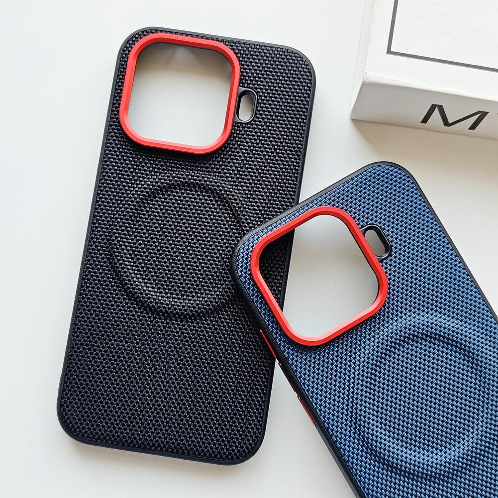 Magnetic Ring With Red Circle Lens Heightened protect Case For IQOO Z11 Turbo Z10 Turbo Pro + vivo IQOO 15 13 Slim Back Cover