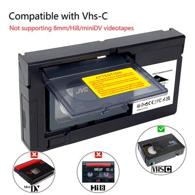 Para VHS-C SVHS Camcorders Adaptador de Cassete VHS Motorizado Não Para Adaptador de Cassete VHS-C 8Mm/Minidv/Hi8