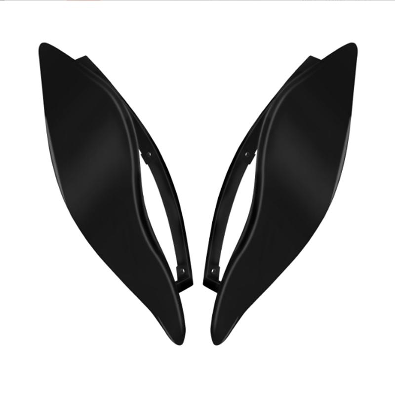 A16P-For Touring Electra Street Tri Glide FLHX Motorcycle Windshield Side Wing Adjustable Air Deflector