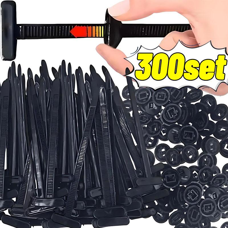 Car Fender Trunk Engine Guard Panel Wire Clips 500/10set Universal Nylon Cable Tie Buckle Auto Fastener Screw Replacement Clip