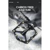 WEST BIKING 3 High-Speed Bearing Pedals Carbon Fiber Spindle Tube Aluminum Alloy Platform Pedals MTB Anti-Skid Lightweight Parts