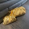 2023 Goldwolke Damen Umhänge- & Handtasche: Große/Kleine gewebte Teigtaschen-Tasche