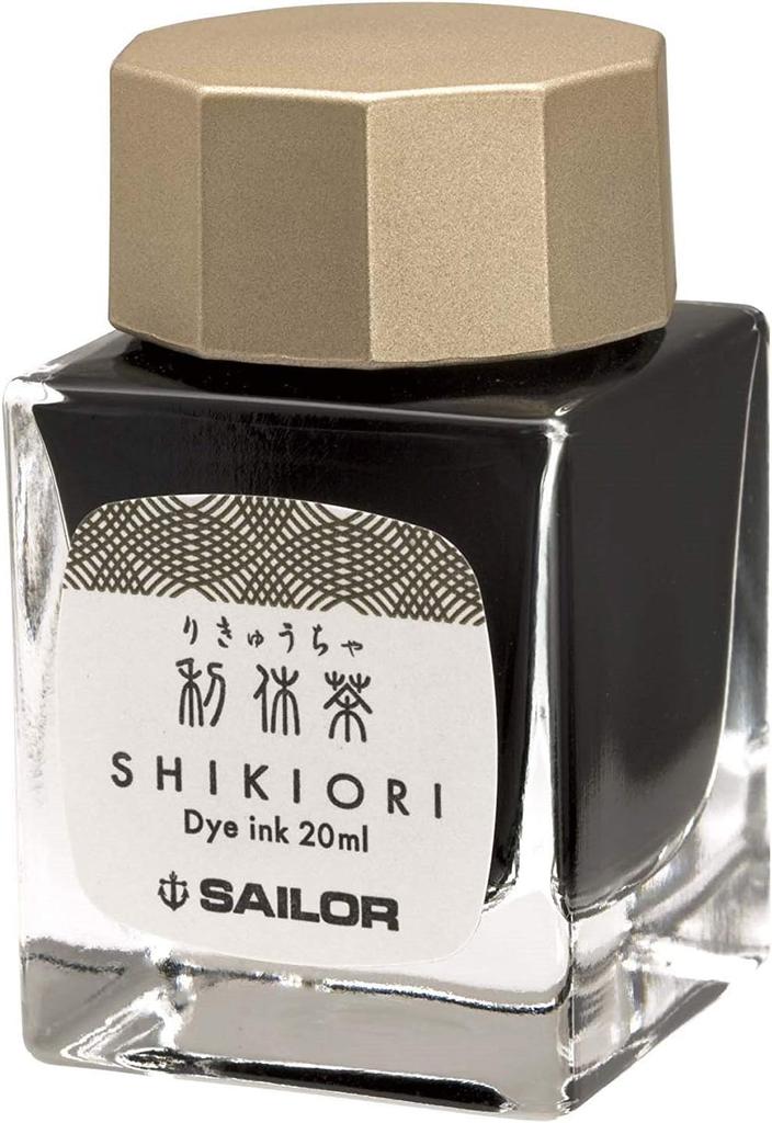 Sailor Fountain Pen Bottle Ink Shikiori Rikyucha 13-1008-214