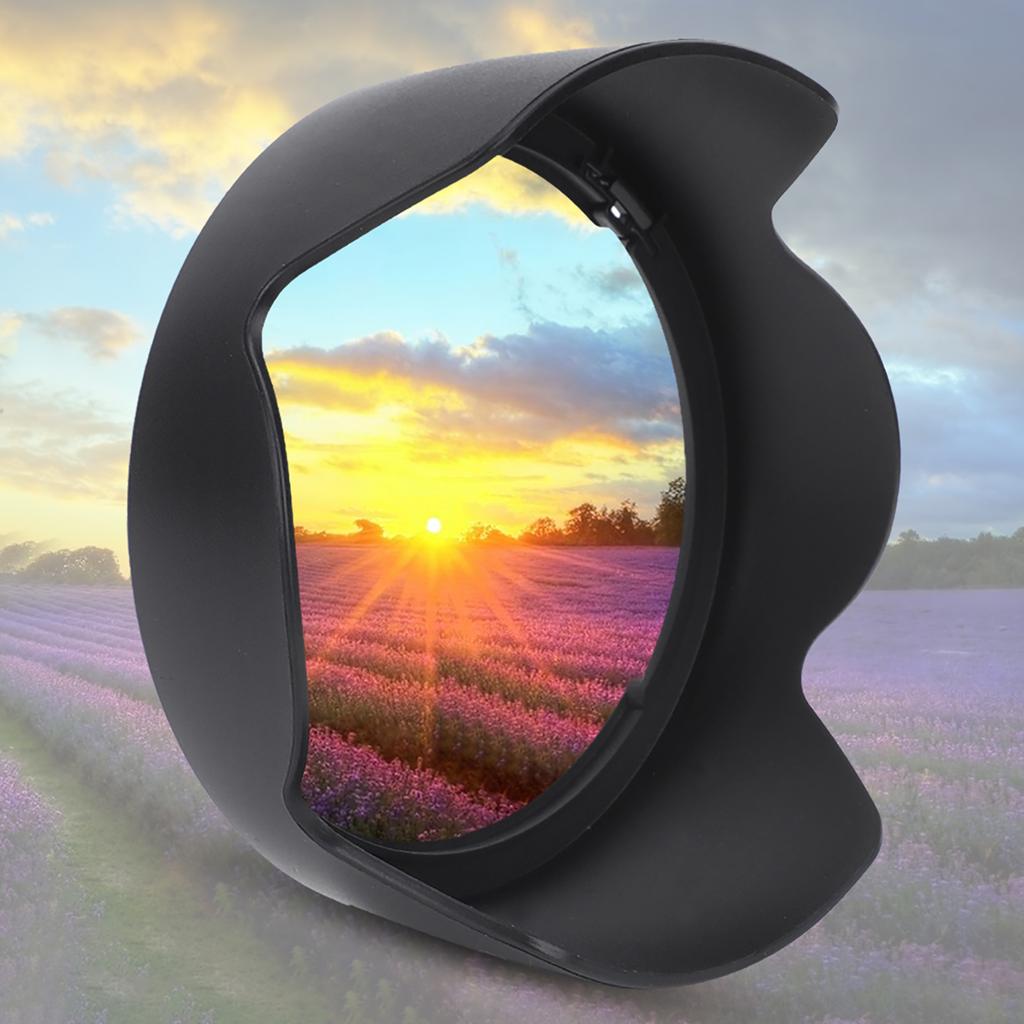 2 Stück EW-83H Kunststoff Schwarz Kameraanschluss Gegenlichtblende Passend für Canon EF 24-105mm f4L IS USM Objektiv