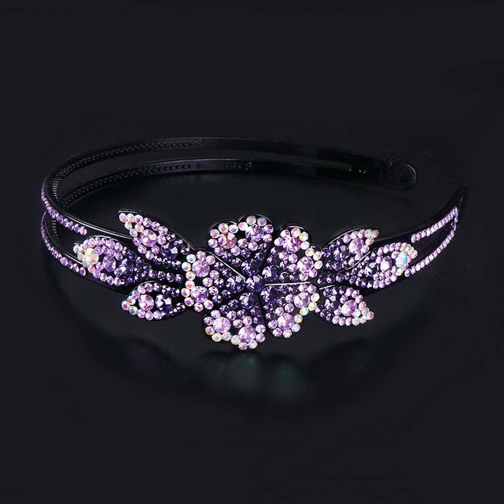 Girl Headband Domand Hair Hoop Korean Hairbands Women Hair Hoop Rhinestone Headband Flower Headband