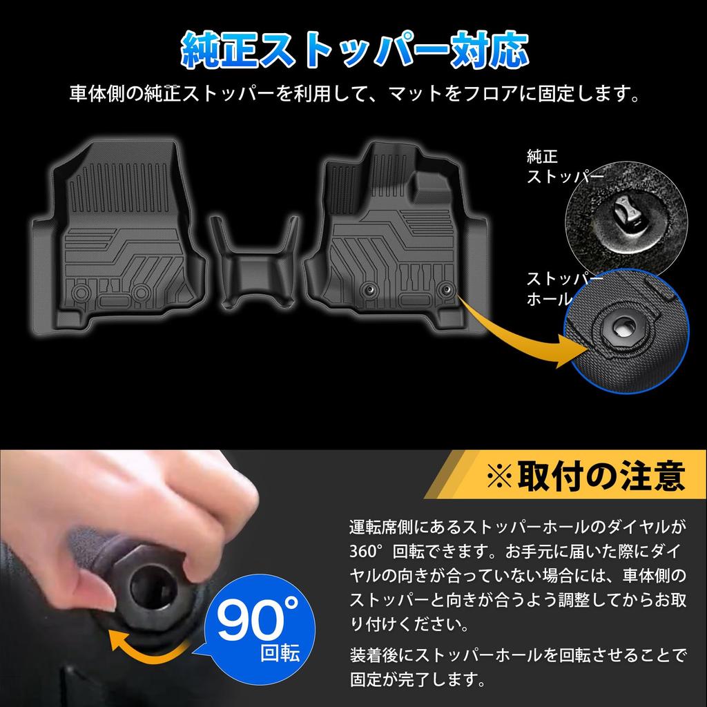 GIMUYA 3D Floor Mats for Honda New Freed GT Series 3D Compatible with Hybrid Vehicles and Made of TPE Custom Interior Easy 1st 2nd Set of Black