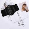 Female Corset Korean High Waist Dress Cummerbunds Waist Belt Butterfly Chain Female Waistband