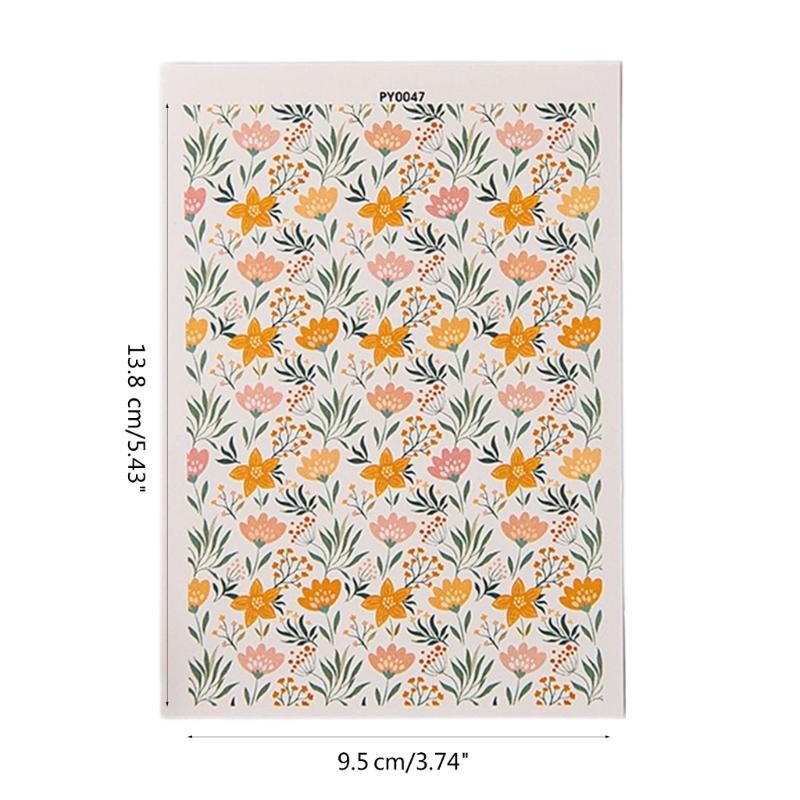 Ton Aquarell Transferpapier DIY Drucken Blume Blatt Papier Keramik Schmuck Ohrringe Keramik Druckwerkzeug Handgefertigt