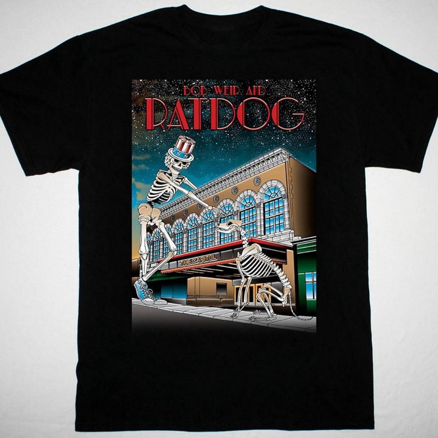 Bob Weir N Ratdog Band Poster T-shirt Unisex All Sizes TA5541 Unisex T-Shirt S чёрный