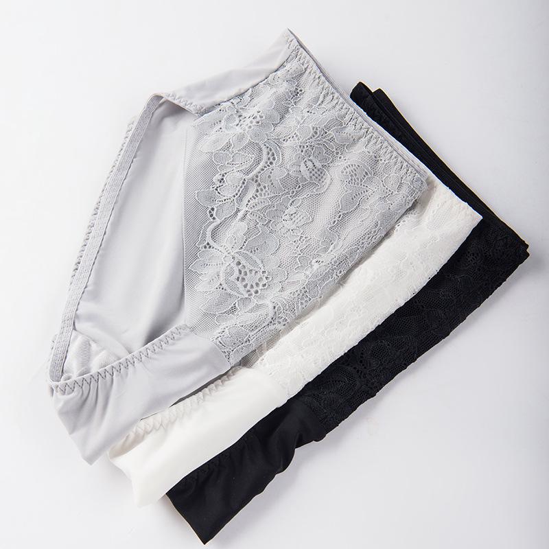 Women's Breathable Silk Lace Panties: Spring & Summer Comfort