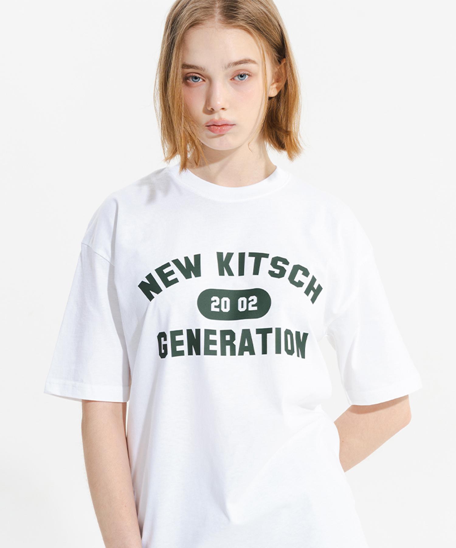 New Kitch Varsity Short Sleeve (White) White/Xs