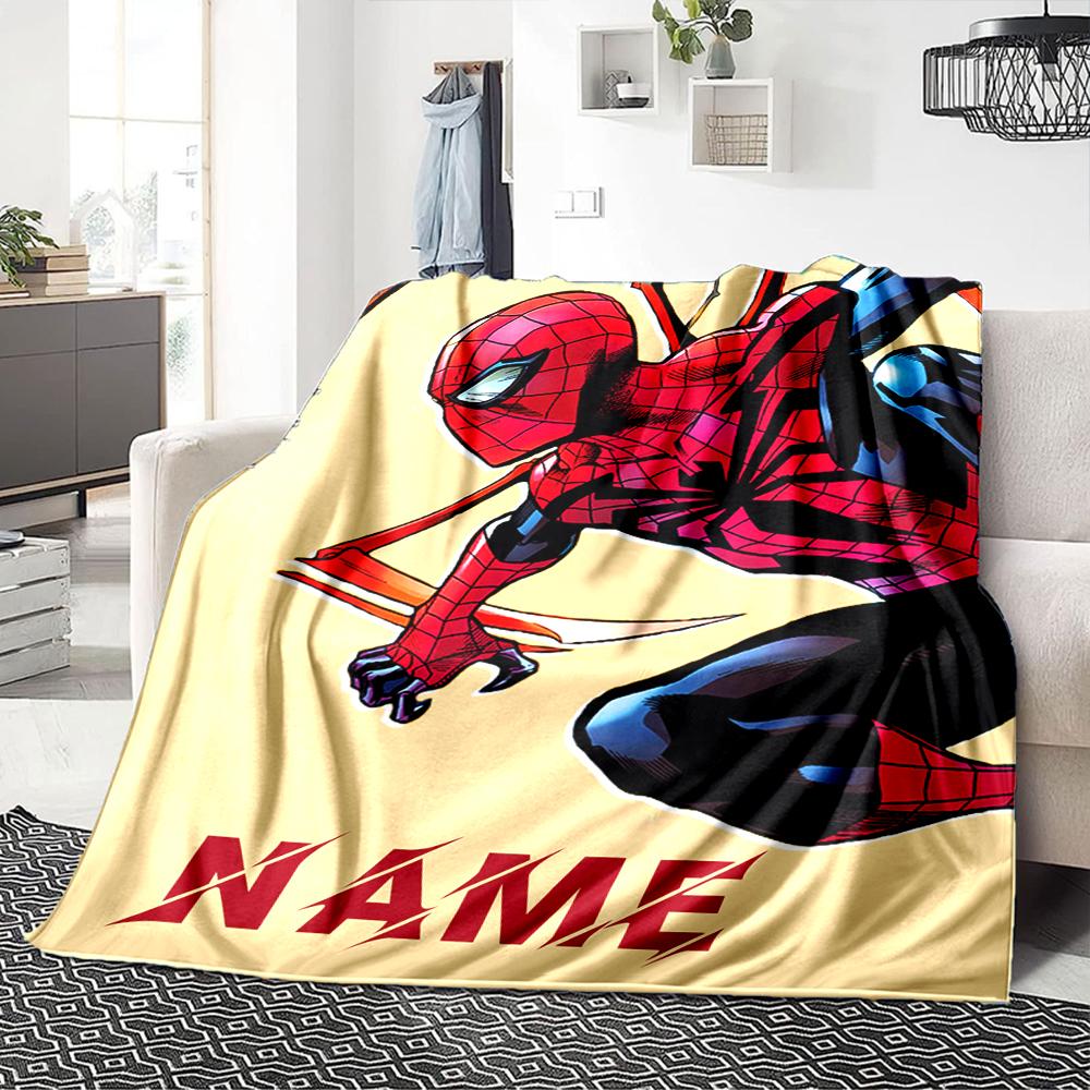 Custom Name "Avengers vs Thanos: Epic Battle" blanket for Couch & Bed, Plush Cozy Fuzzy Blanket Super Soft & Warm Blankets for Fall and Winter. 090817
