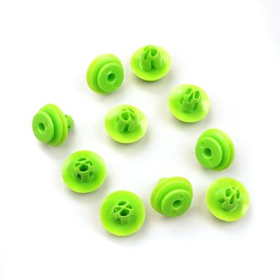 ECF5022 10 Pieces Door Panel Interior Trim Retainer Green Clips for Honda 91560 SZW 003