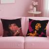 Klasický zpěvák Jimi Hendrix Povlak na polštář Měkký a snadno pratelný Povlak na polštář – Univerzální pro pohovku, postel, cestování a kancelář