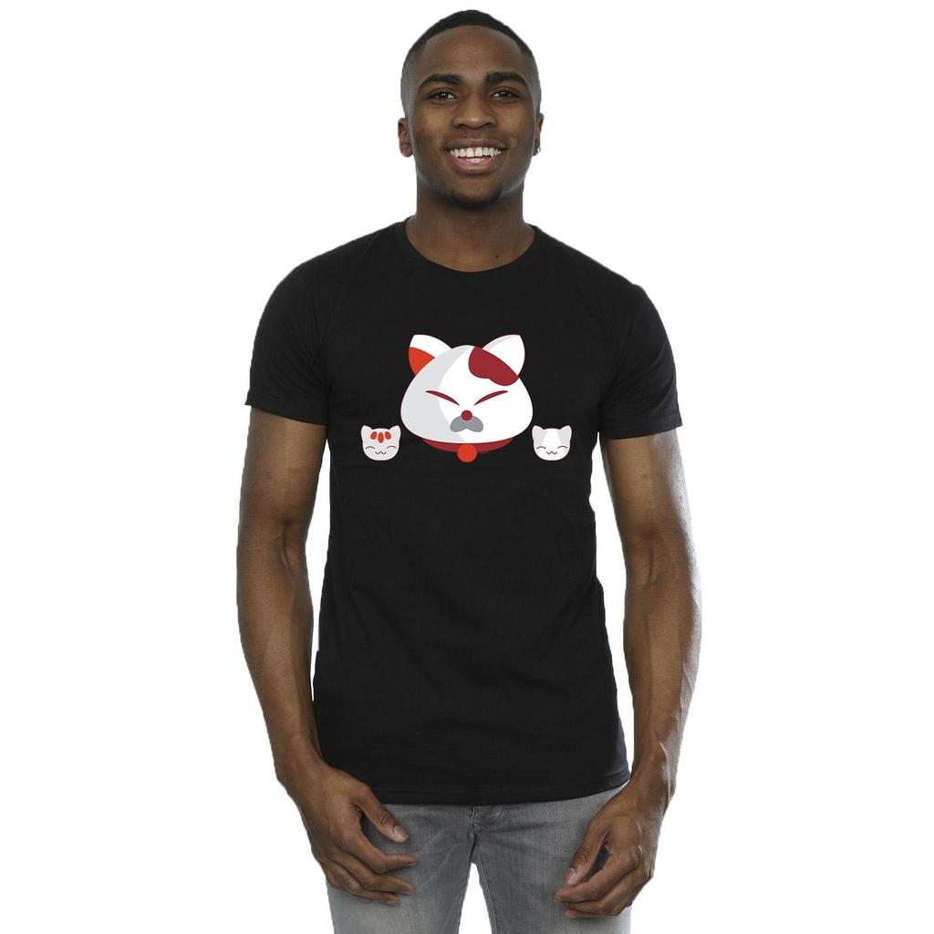 Disney Mens Big Hero 6 Baymax Kitten Heads T-Shirt