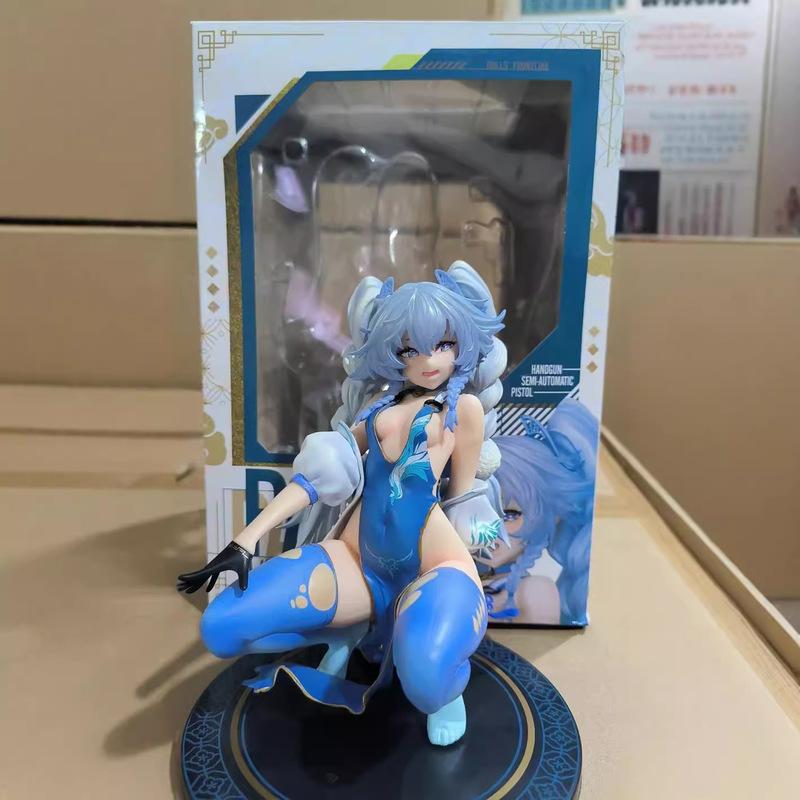 Phat Girls Frontline PA-15 Anime Figur Hockende Pose In OVP PVC Sammlermodell Schreibtischverzierung Für Erwachsene Anime Sammler