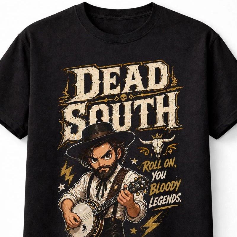 The Dead South Folk Bluegrass Band Banjo Western Graphic Unisex TShirt S