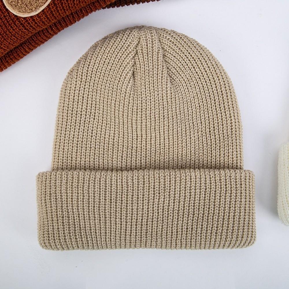 Warm Knitted Hat Cute Cartoon Pullover Cap Fashion Beanie Cap  Winter