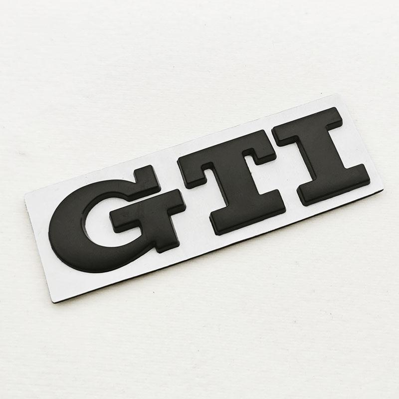 2026 Hot For VOLKSWAGEN VW 3D High-Quality Chrome Metal Logo GTI Emblem Car Trunk Sticker Badge For VW Golf 8/Polo/Jetta/Tiguan/