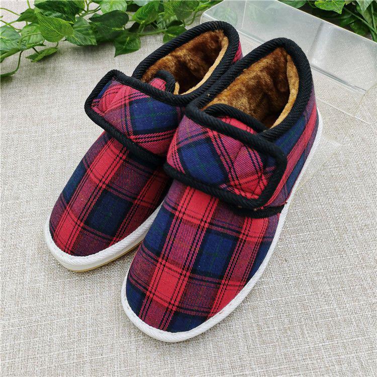 Women's Winter High-Top Cotton Shoes: Thickened Velvet, Non-Slip Foam Sole Snow Boots