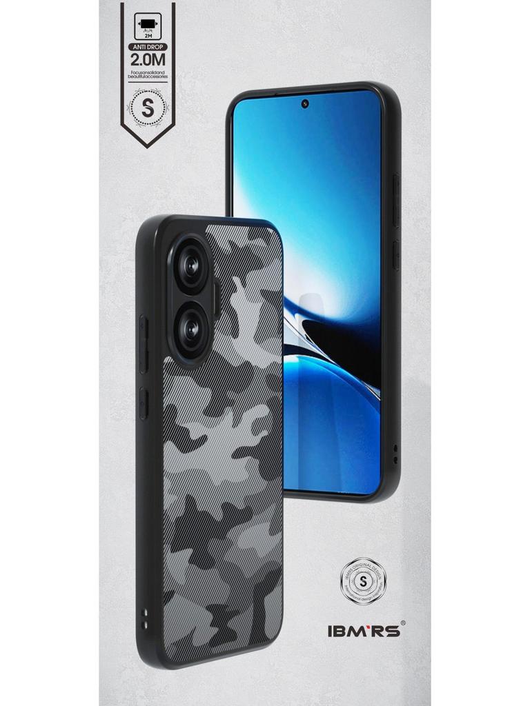 Camouflage Case for Redmi Turbo 4/4 Pro, Poco F7, and Poco X7 Pro