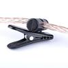 Clip de Alambre para Auriculares Conveniente Pinza de Cable Giratoria 360 Gestión de Cables de Auriculares Mantiene los Cables en su Lugar en la Ropa