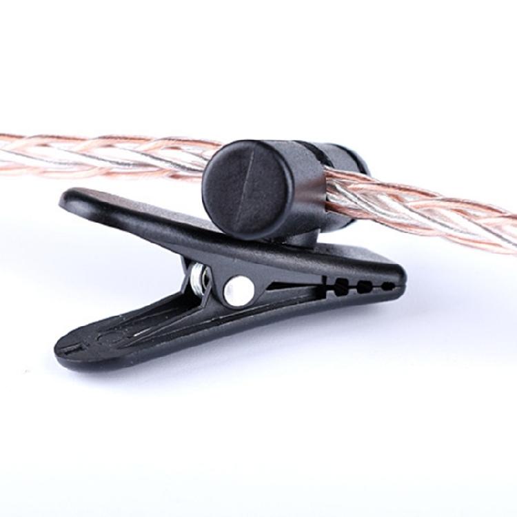 Clip de Alambre para Auriculares Conveniente Pinza de Cable Giratoria 360 Gestión de Cables de Auriculares Mantiene los Cables en su Lugar en la Ropa