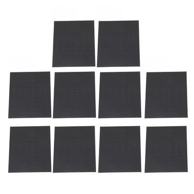 10 Sheet Heart Shaped Pattern Nail Printing Stencil Sticker DIY Hollow Nail Decals Template