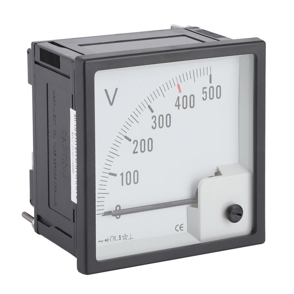 Voltmeter Volts Meter Right Angle Pointer Gauge AC 0‑500V Boat Cabin Dash Instrument