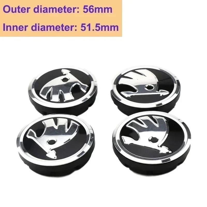 56/60/65mm 4 Stück für SKODA Superb Octavia A7 Fabia Rapid Kodiaq RS Kamiq Tour Yeti Karoq Auto Styling Radnabenkappen Abdeckkappen Logo usbn43