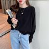 Women's Stylish Cashmere Sweater: Round Neck, Thin, Ideal for Spring & Autumn, 2025 Collection, Versatile Inner or Outer Wear.