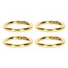 20Pcs Spring O Rings 1.61in Diameter 0.2in Thick Strong Copper Compact Spring Buckles for Keychain