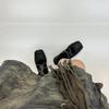 Leather Punk Style Spring New Cross-band Ballet Shoes Women's Square Head Thick Heel Mary Jane Single Shoes High Heels