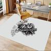 1pc Sons of Anarchy Themed Office Carpet Chair Mats - Durable Polyester Rug for Home Theater, Office, Dorm Room Decor - tA76