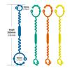 Colorful Silicone Baby Teether & Pacifier Anti-Drop Chain